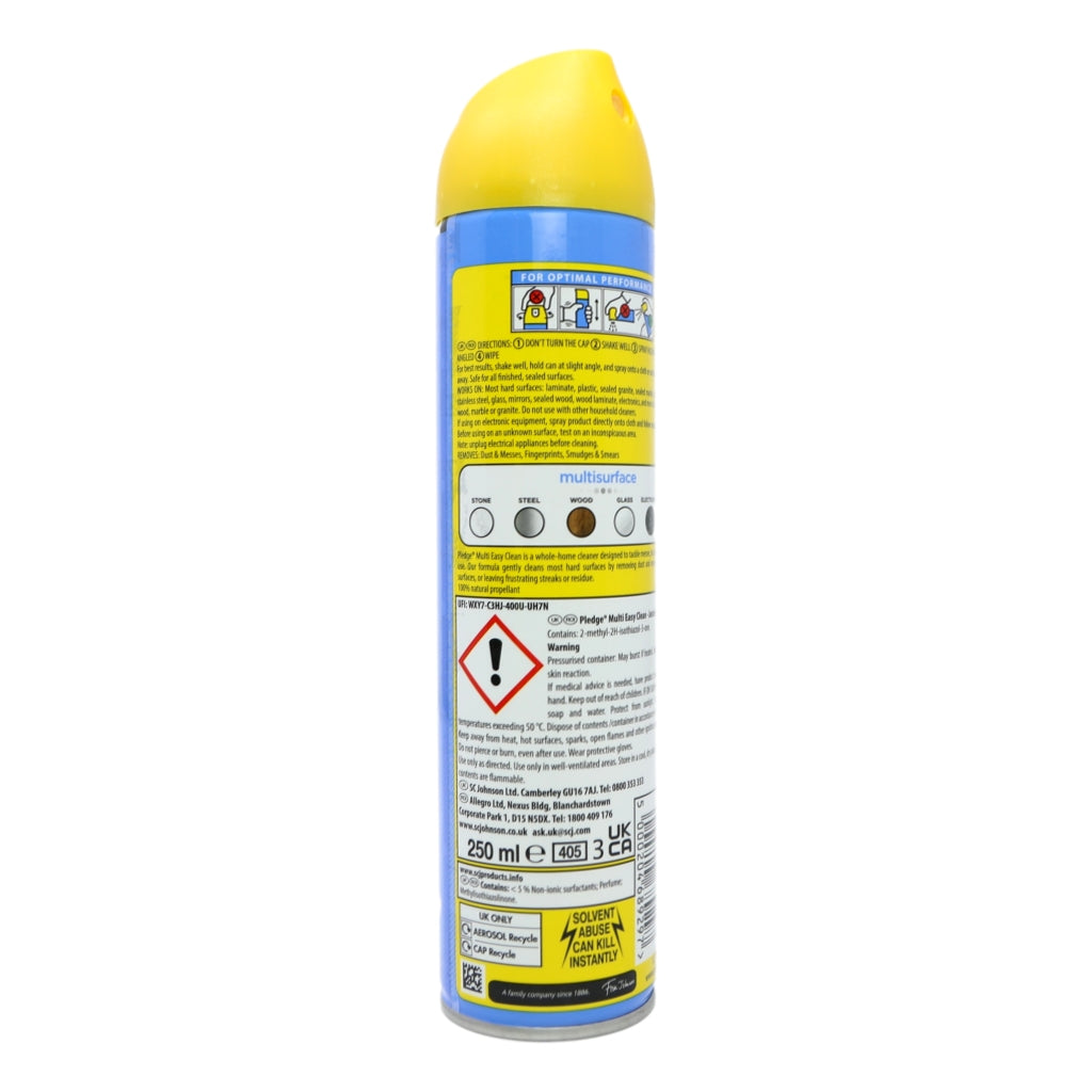 Pledge Aerosol 5in1 250ml Multi Surface Jasmine