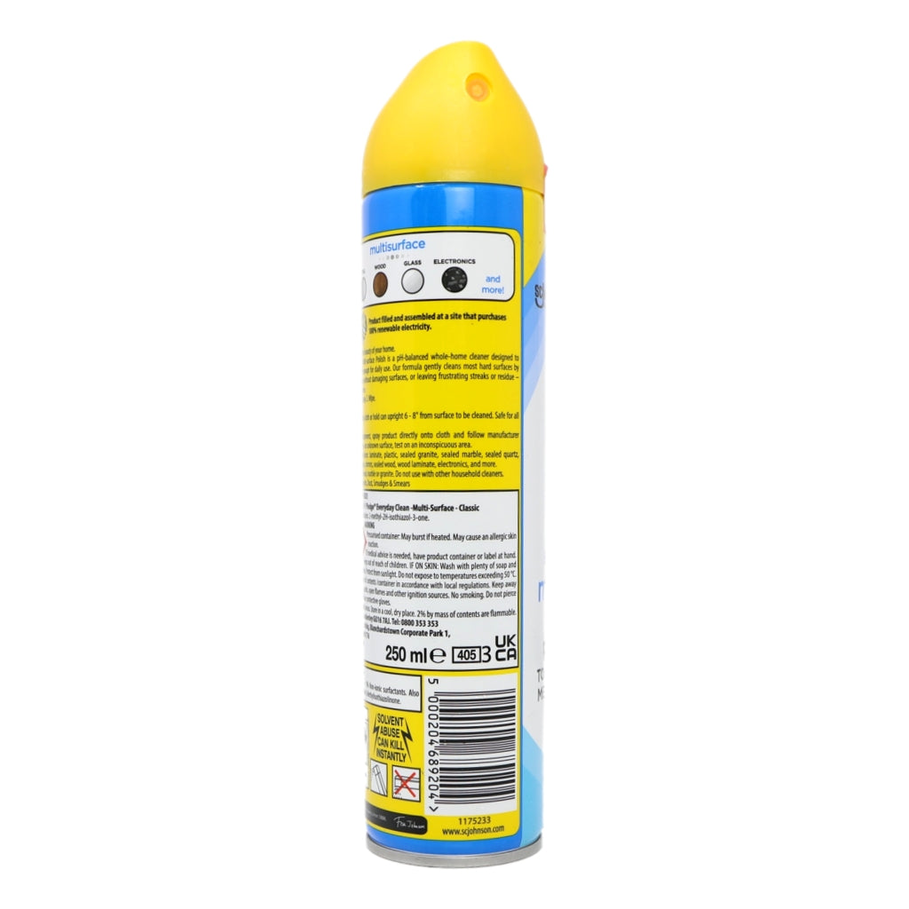Pledge Aerosol 5 in 1 Multi Surface 250ml Original