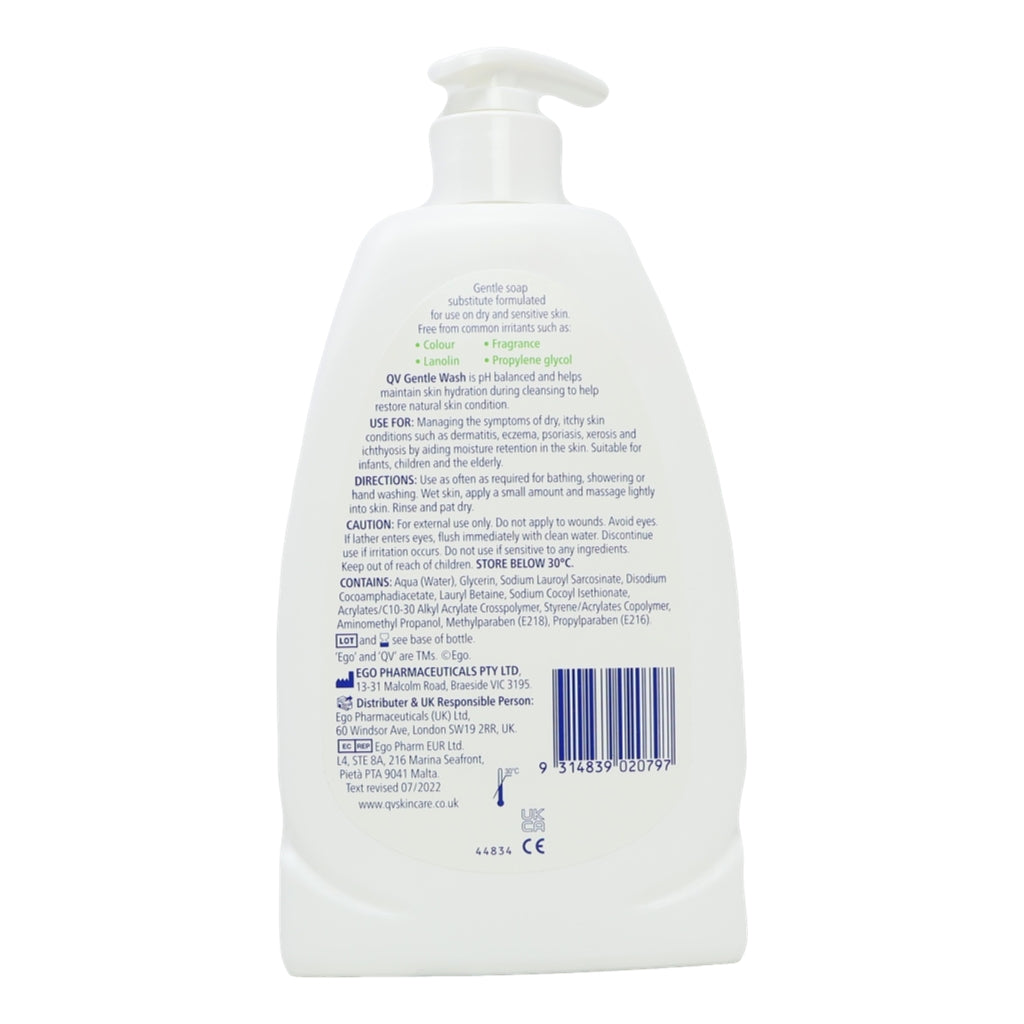 QV Gentle Wash 500g Sensitive Skin