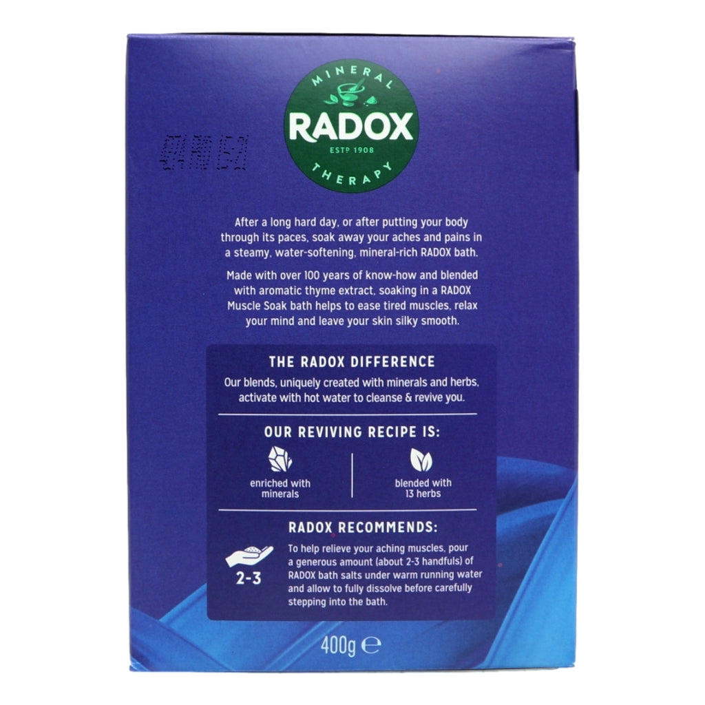 Radox Salts 400g Muscle Soak