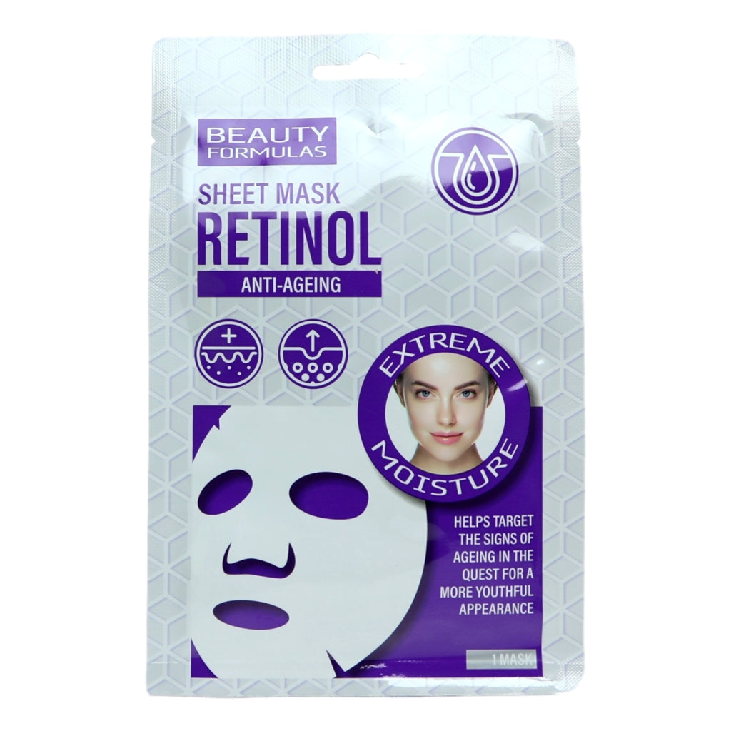 Beauty Formulas Retinol Sheet Mask 1Pk