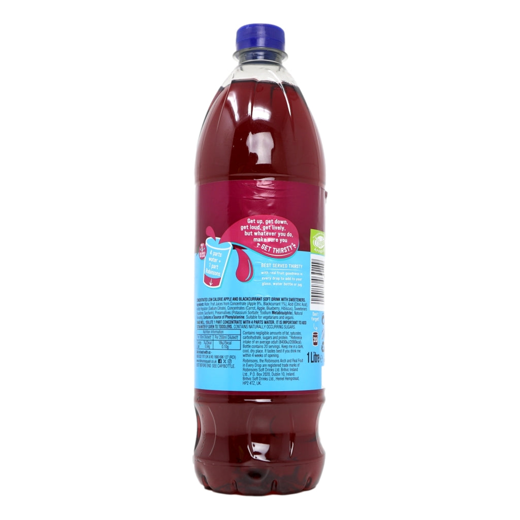 Robinsons Fruit Squash No Added Sugar Apple & Blackcurrant