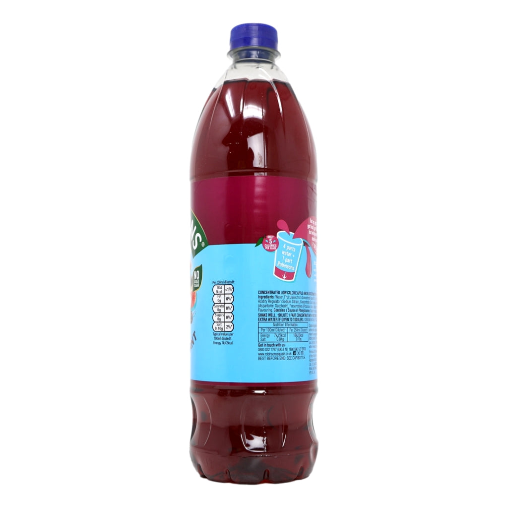 Robinsons Fruit Squash No Added Sugar Apple & Blackcurrant