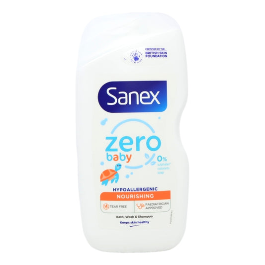 Sanex Baby Wash 450ml Zero % Baby Nourish