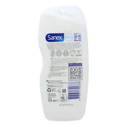 Sanex Shower Gel 225ml Zero% Sensitive