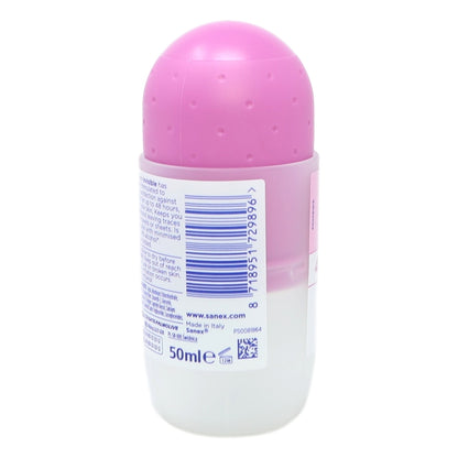 Sanex Deo Roll On 50ml 72hr Invisible Dry