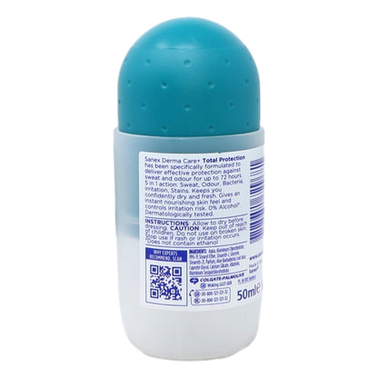 Sanex Deo Roll On 50ml 72hr Total Protection