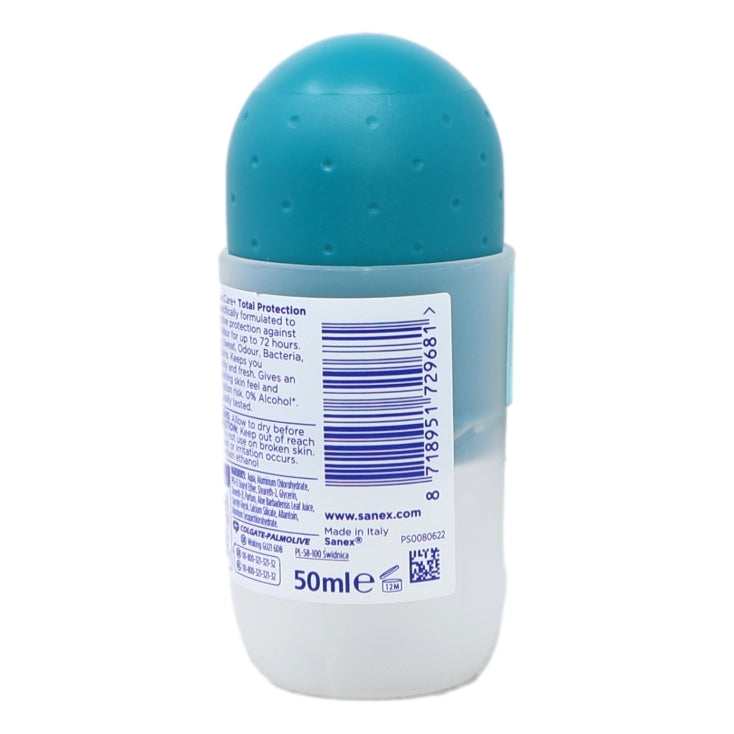Sanex Deo Roll On 50ml 72hr Total Protection