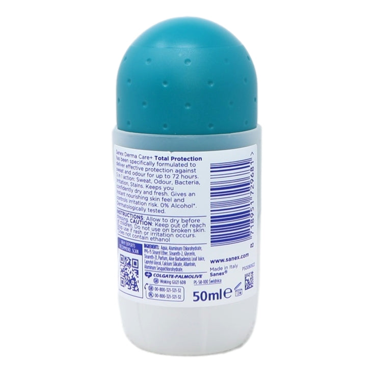 Sanex Deo Roll On 50ml 72hr Total Protection