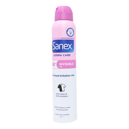 Sanex Deo Spray 200ml 48hr Dermo Invisible