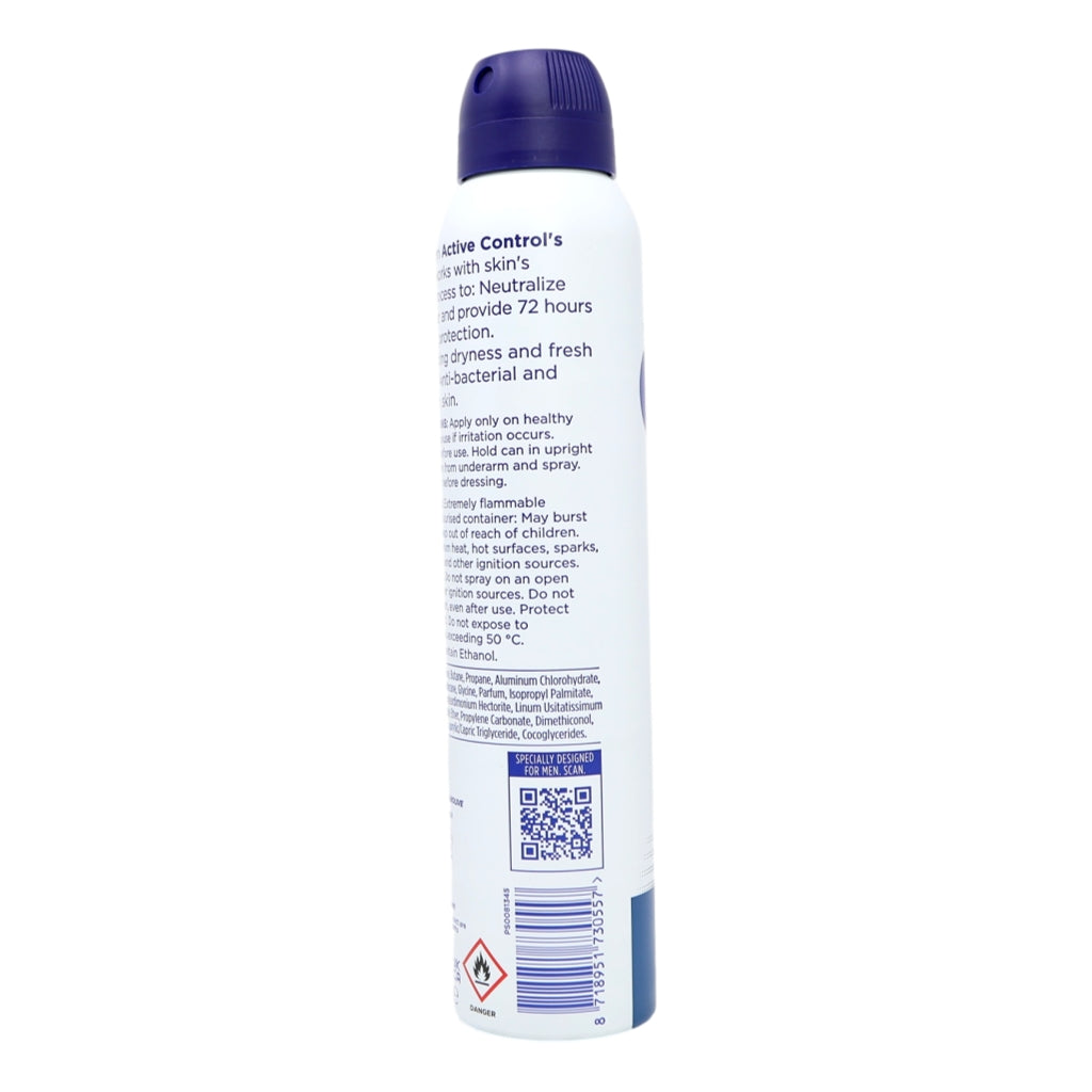 Sanex Deo Spray 200ml 72hr Men Active Control