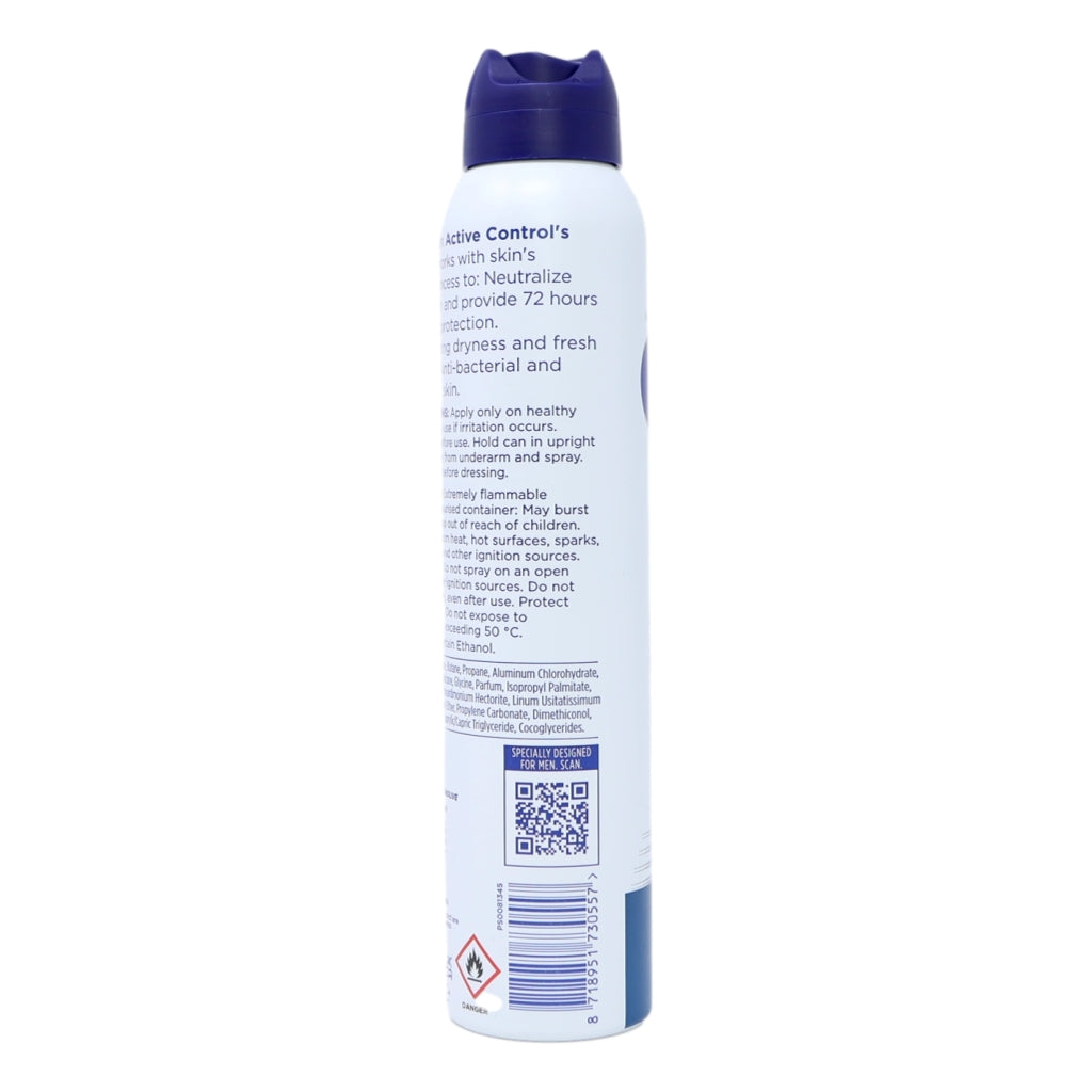 Sanex Deo Spray 200ml 72hr Men Active Control