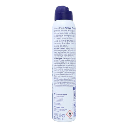 Sanex Deo Spray 200ml 72hr Men Active Control