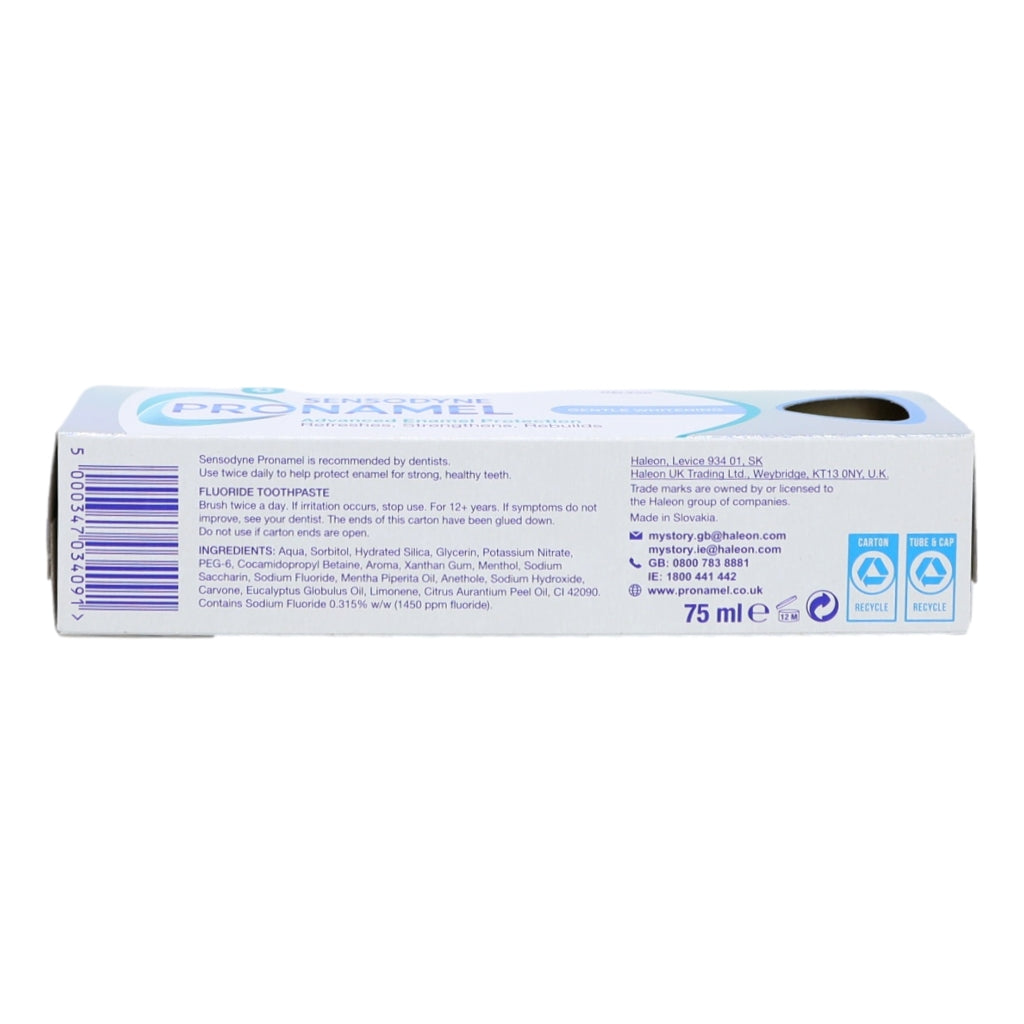 Sensodyne Toothpaste 75ml Pronamel Gentle Whitening