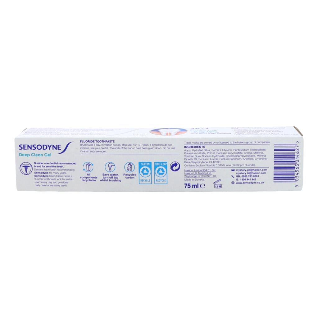 Sensodyne Toothpaste 75ml Deep Clean