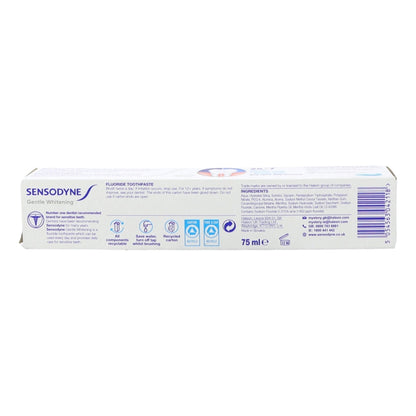 Sensodyne Toothpaste 75ml Gentle Whitening