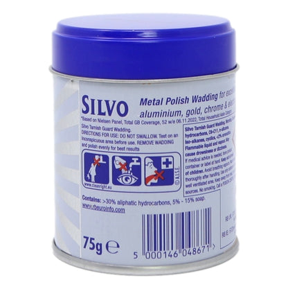 Silvo 75g Wadding Polish