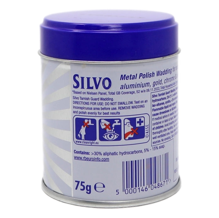 Silvo 75g Wadding Polish