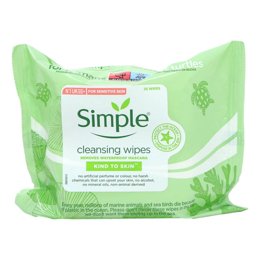 Simple Face Wipes 25s Cleansing