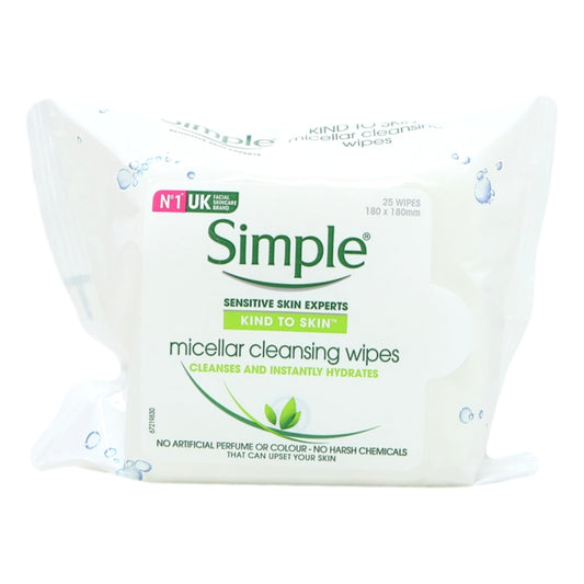 Buy Simple Micellar Wipes 25s Cleansing online at Intamarque Wholesale – Trusted FMCG distributor