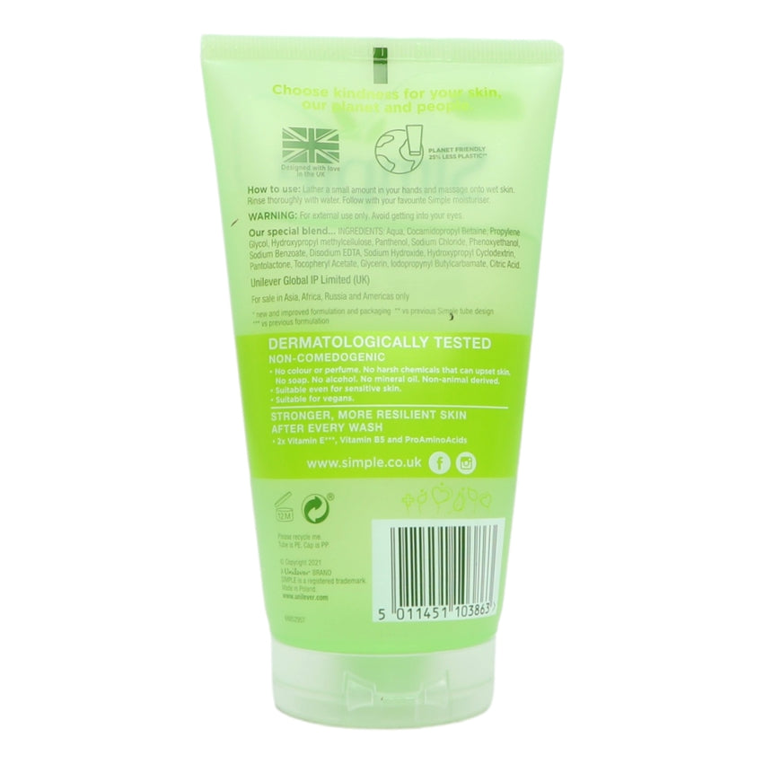 Simple Export Refresh Facial Wash Gel