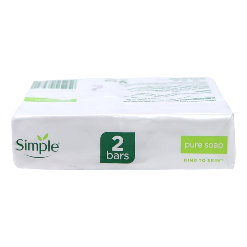 Simple Bar Soap 2x100g Pure