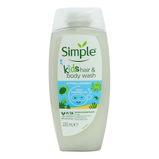 Simple Kids Hair Body Wash 225ml