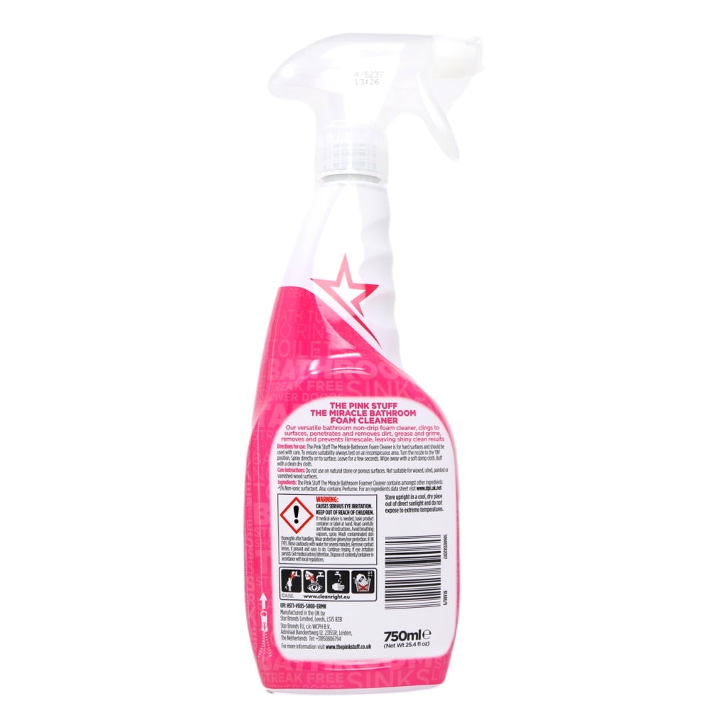 Pink Stuff 750ml Bathroom Foam Cleaner