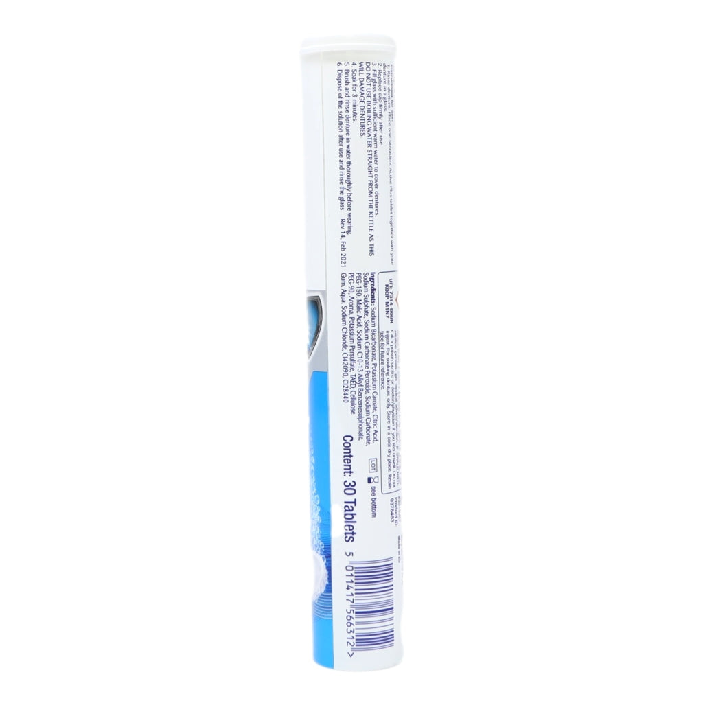 Steradent Tablets 30s Active Plus (Blue)