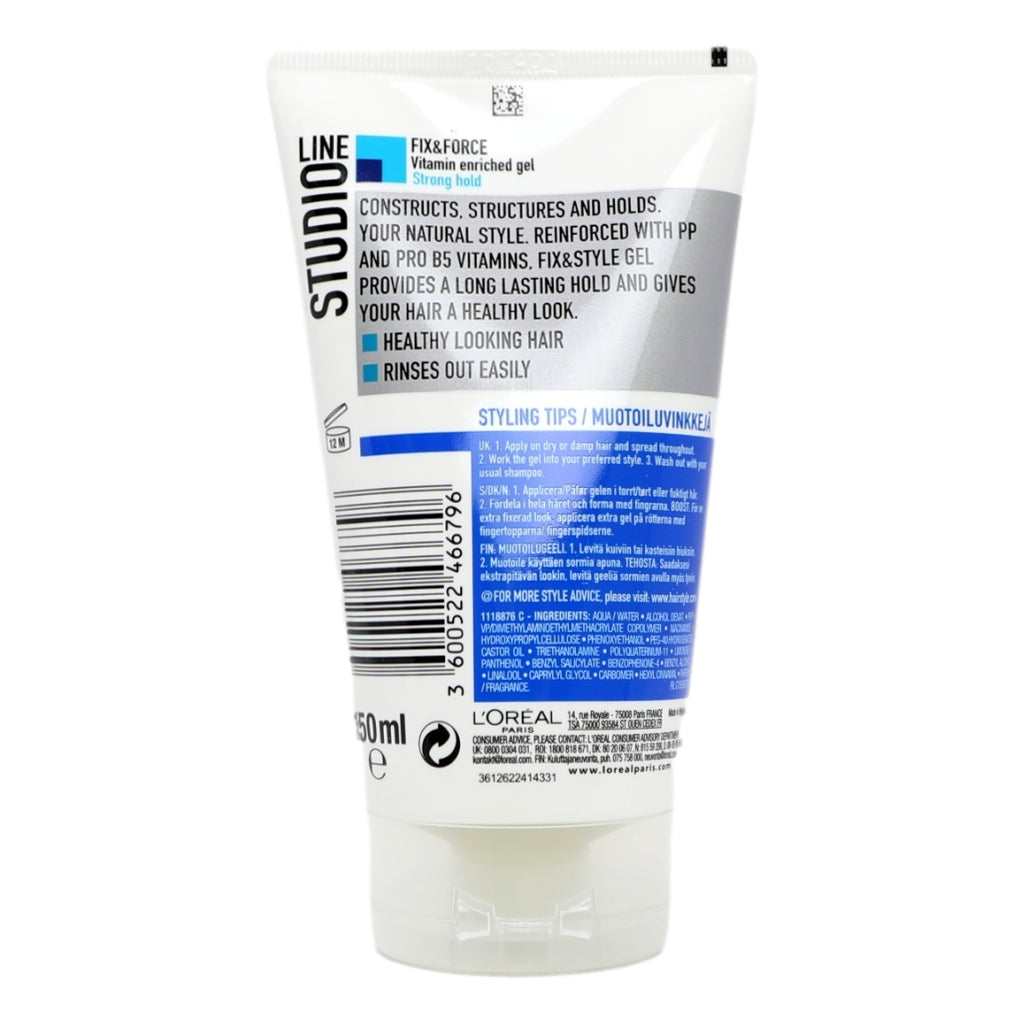 Studio Line Fix & Style 150ml Vitamin Enriched Gel