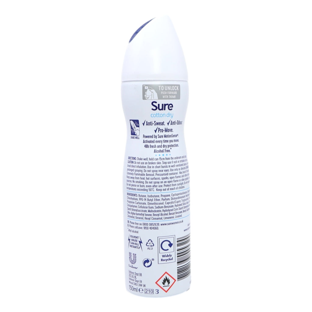 Sure APA 150ml Cotton Fresh