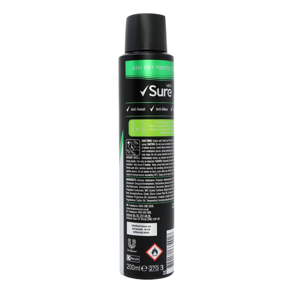 Sure Men APA 200ml Quantum Dry Export