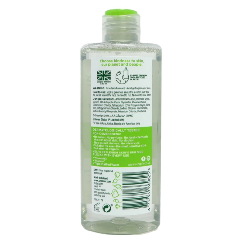 Simple Export Kind To Skin Micellar Water 200ml