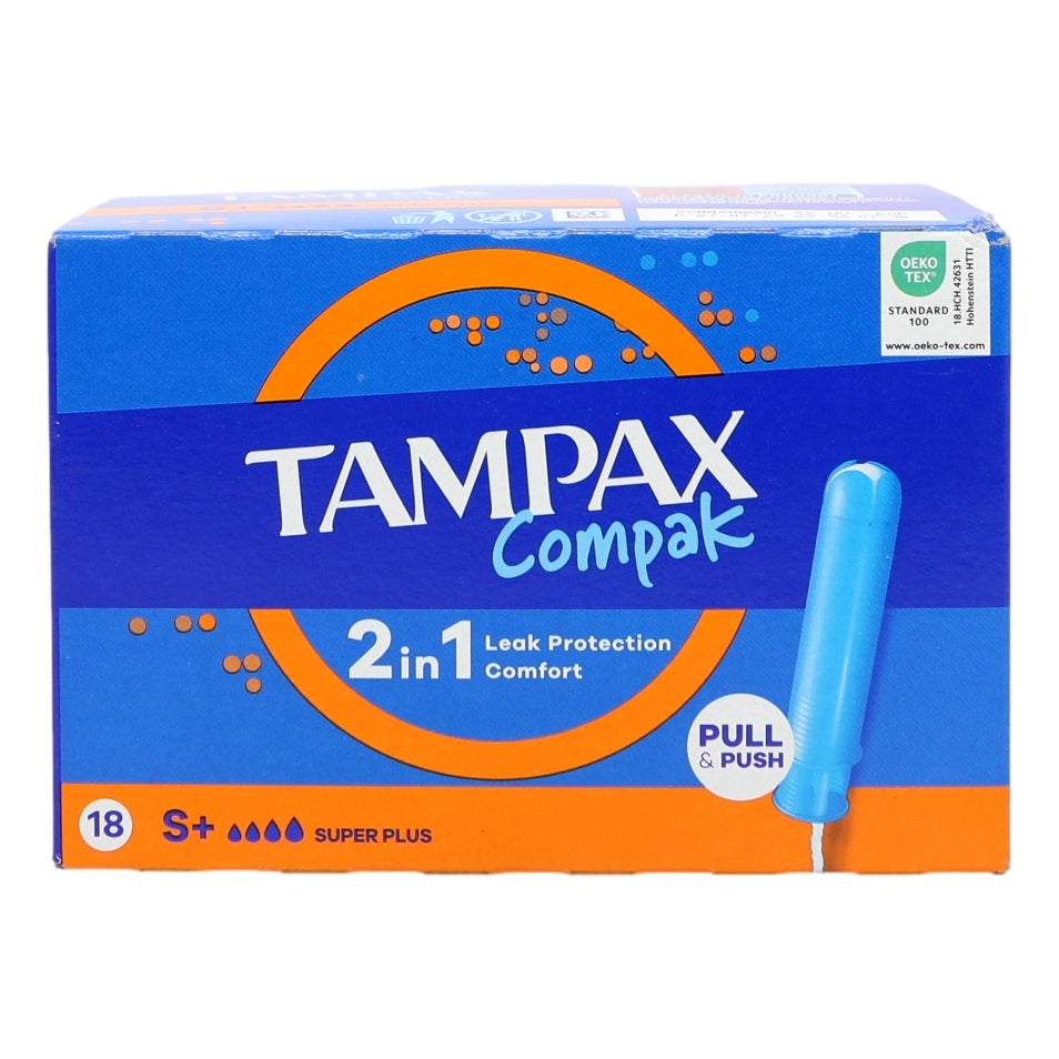 Tampax Compak 18s Super Plus