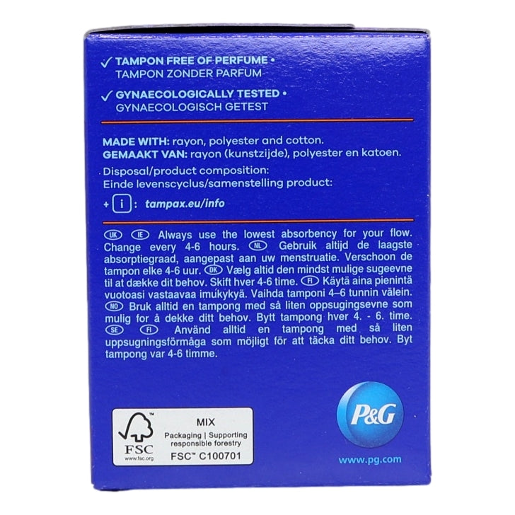 Tampax Compak 18s Super Plus