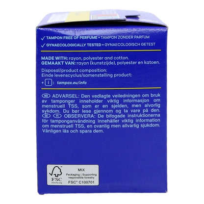 Tampax Compak 18s Regular