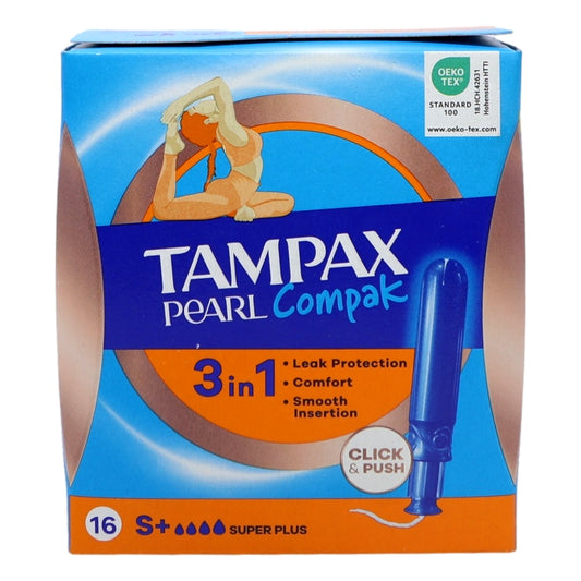 Tampax Compak 16s Pearl Super Plus