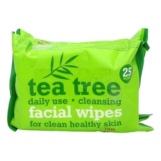 Tea Tree Facial Wipes XBC 2x25s