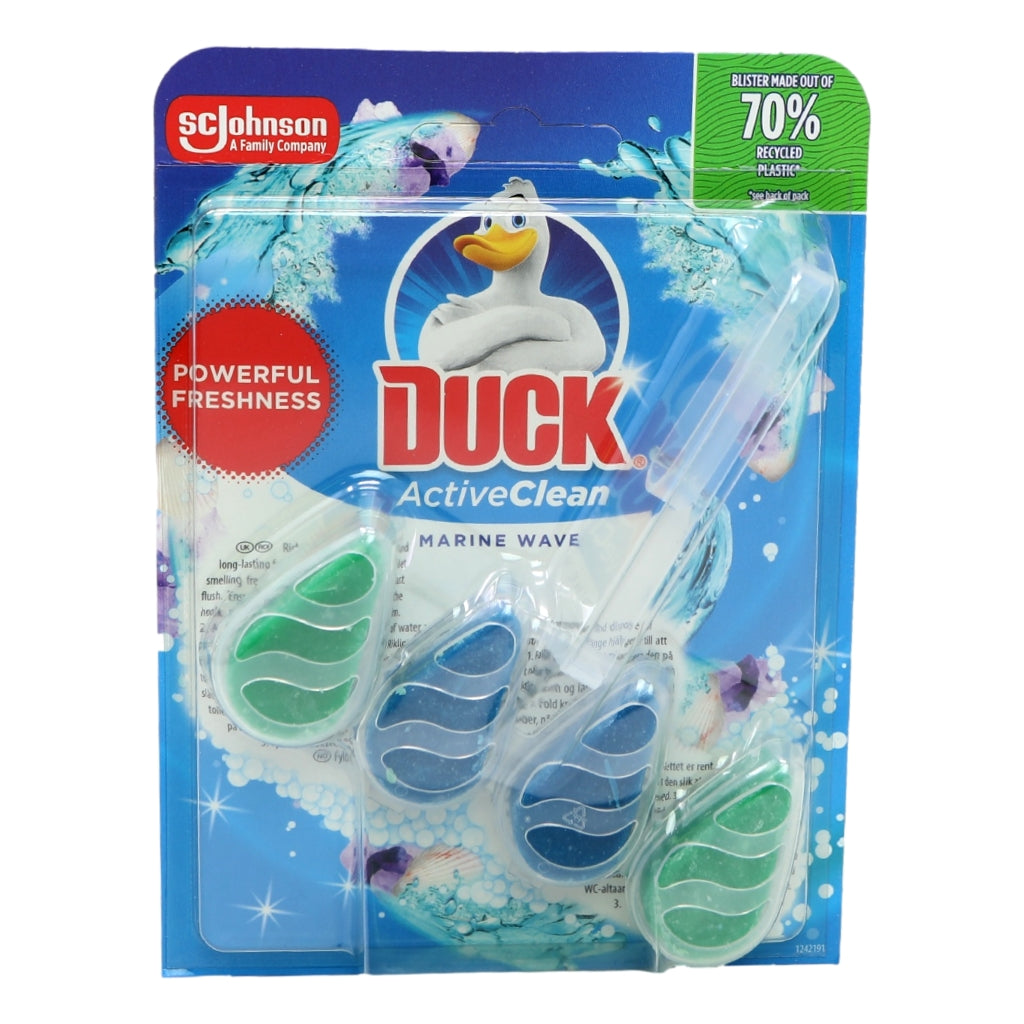 Toilet Duck Rim Block Flush 38g Clean Marine