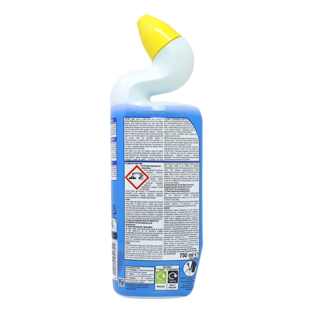 Toilet Duck Deep Action Gel 750ml Marine