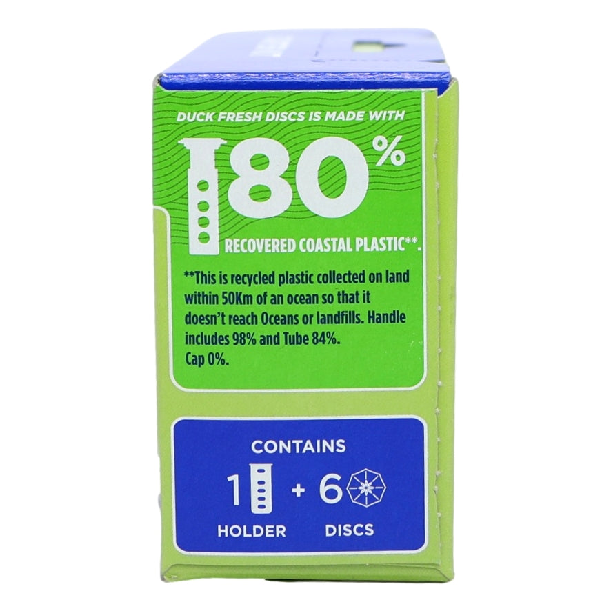 Toilet Duck Fresh Disc Holder Starter Pack 6pk Lime