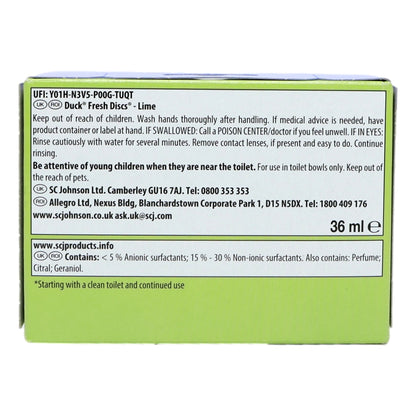 Toilet Duck Fresh Disc Holder Starter Pack 6pk Lime