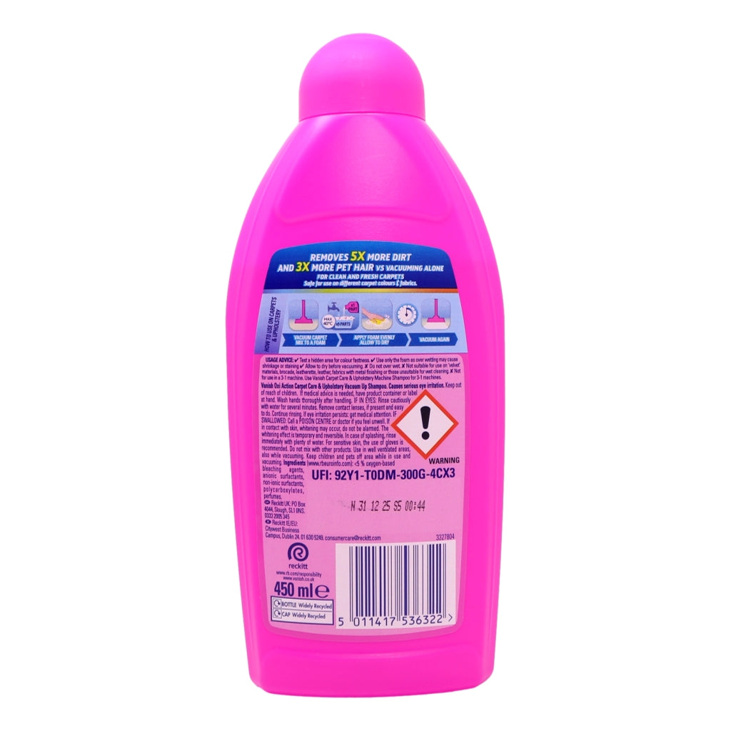 Vanish Manual Carpet 450ml Shampoo