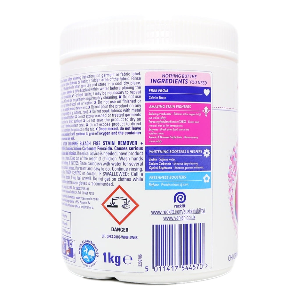 Back label of a container with text and icons on a white background