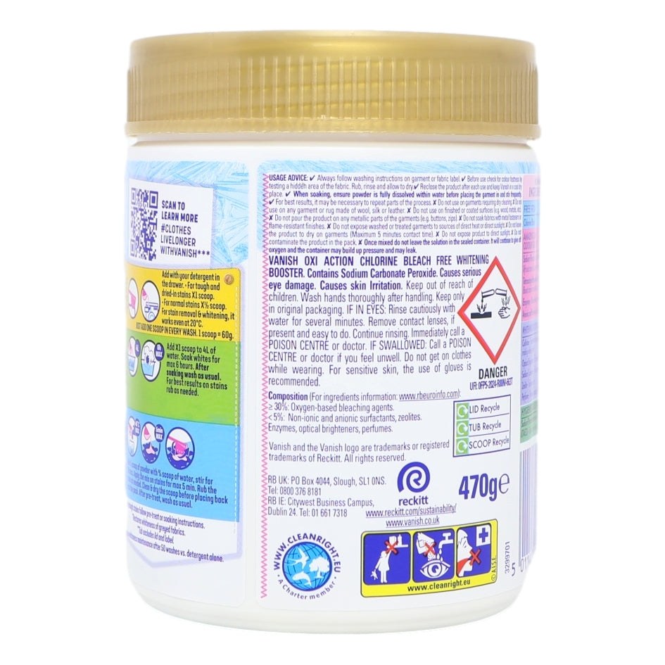 Vanish Gold Oxi Action 470g White