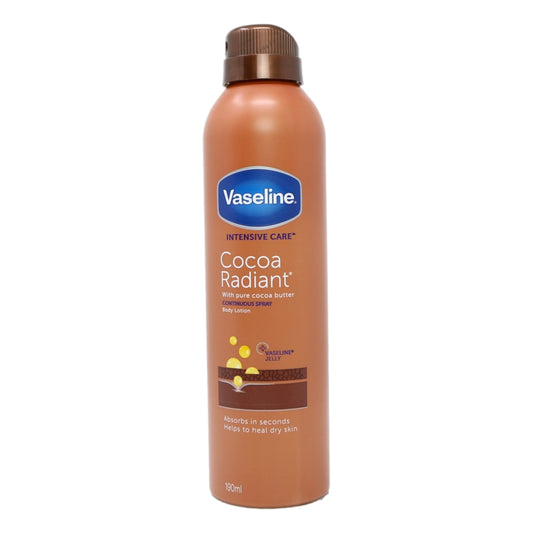 Vaseline Spray & Go Moisturiser 190ml Cocoa