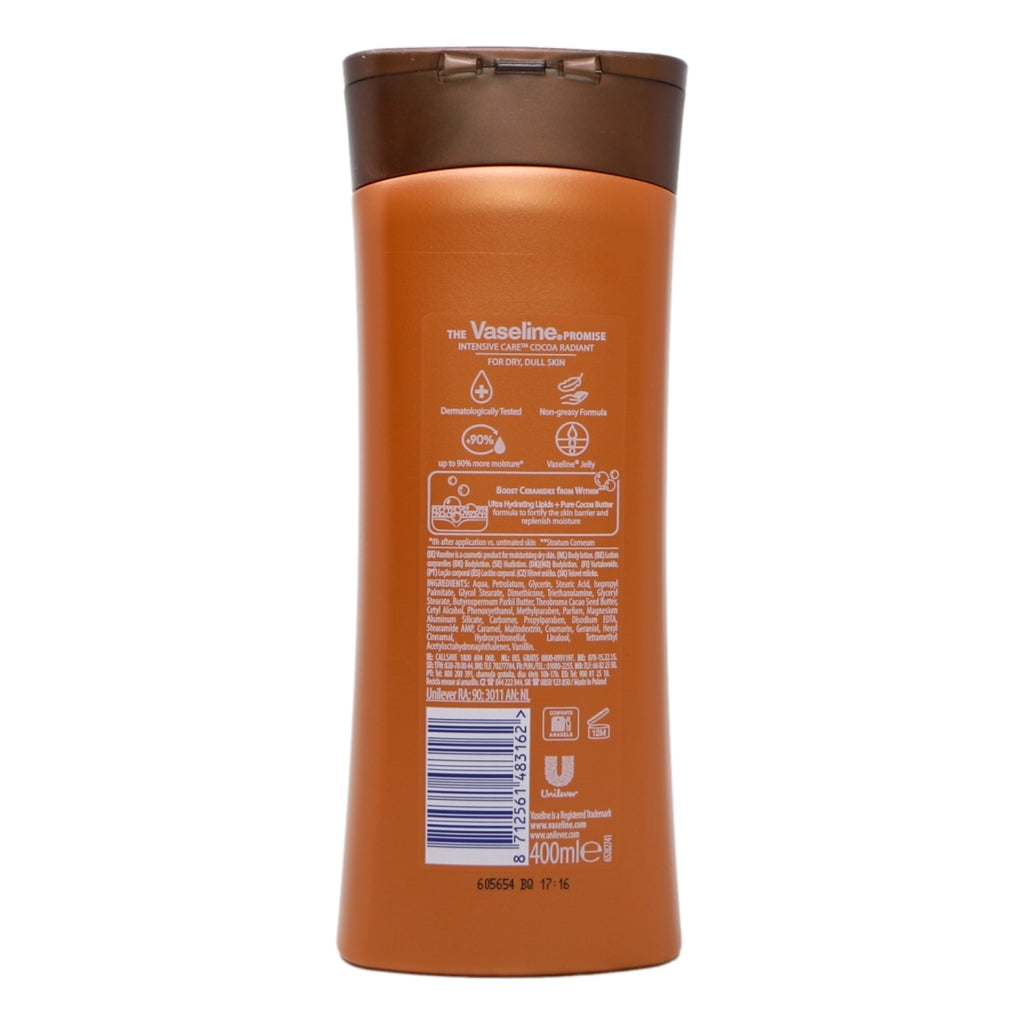 Vaseline Lotion 400ml Cocoa Radiant