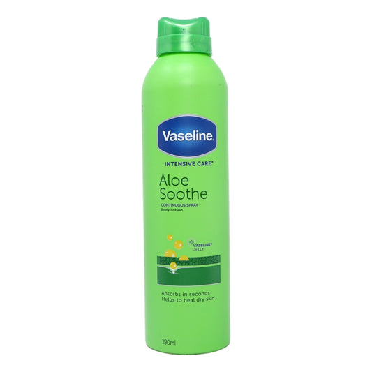 Vaseline Spray & Go Moisturiser 190ml Aloe