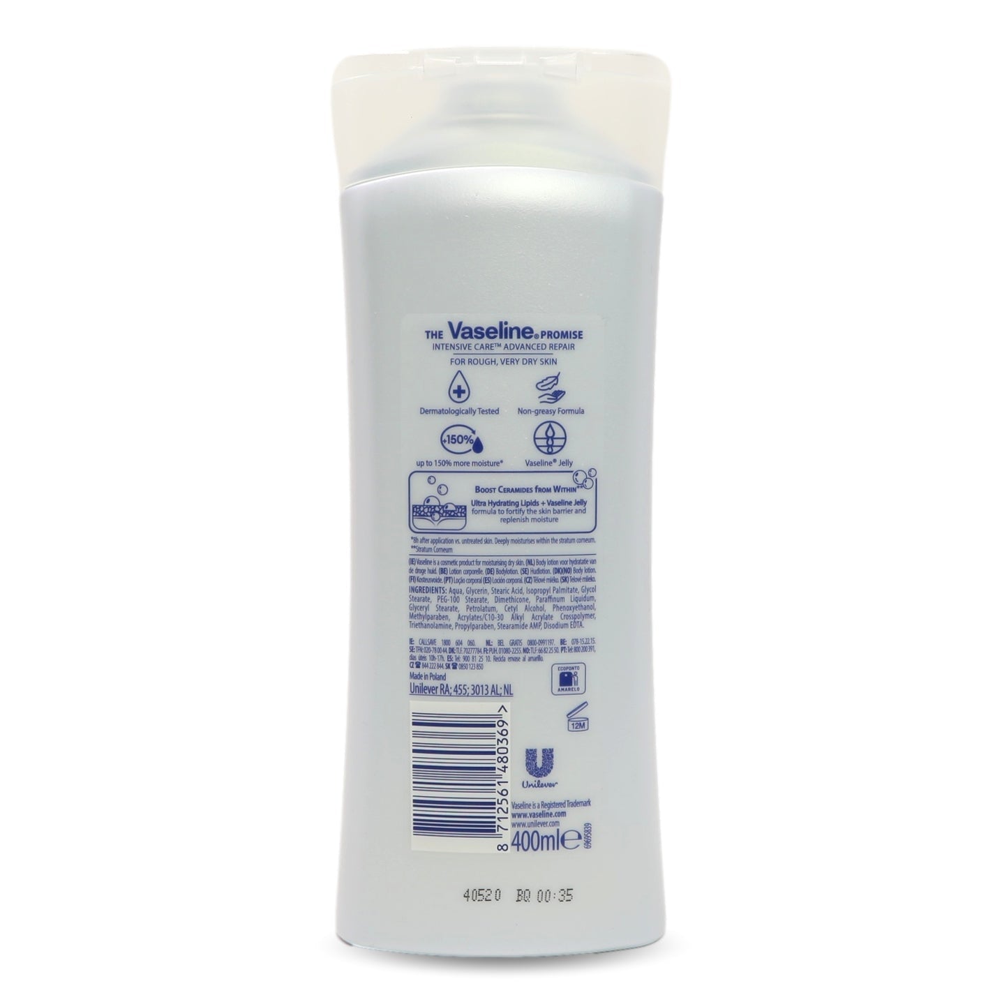 Vaseline Lotion 400ml Advance Repair