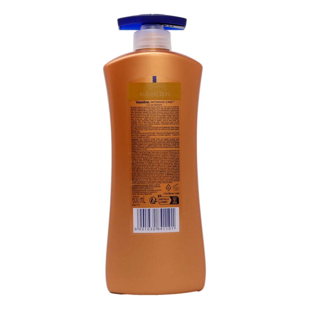 Vaseline Lotion 600ml Cocoa Radiant (Not for sale in USA, Canada & GCC)